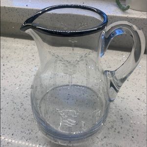 Glass pitcher